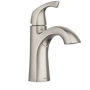 Moen Lindor Spot Resist Brushed Nickel One-Handle High Arc Bathroom Faucet  84505SRN - Plumbing Market