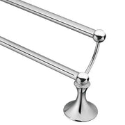 Moen Lounge Chrome 24" Double Towel Bar  DN7722CH - Plumbing Market