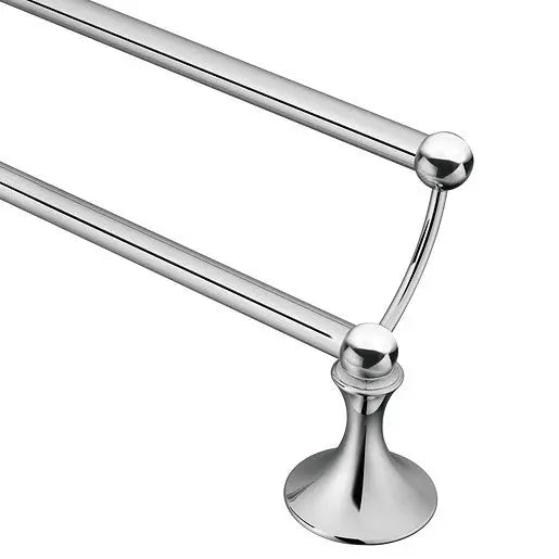 Moen Lounge Chrome 24" Double Towel Bar  DN7722CH - Plumbing Market