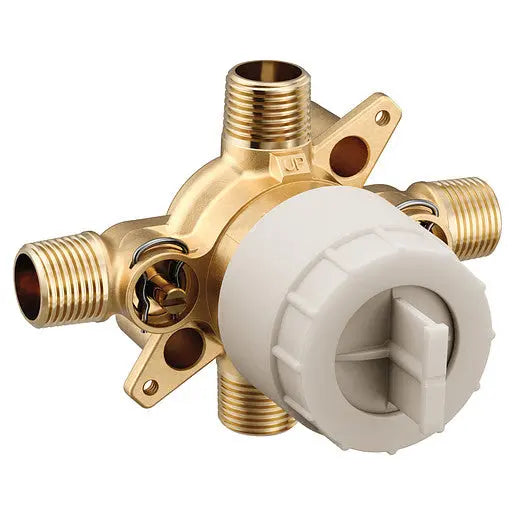Moen M-CORE 3-Series 1/2 in 4 Port Tub and Shower Pre-Fabricated Mixing Valve U140CIS - Plumbing Market