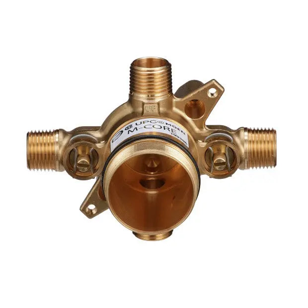 Moen M-CORE 3-Series 1/2 in 4 Port Tub and Shower Pre-Fabricated Mixing Valve U140CIS - Plumbing Market