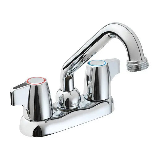 Moen Manor Chrome Two-Handle Low Arc Laundry Faucet  4871 - Plumbing Market
