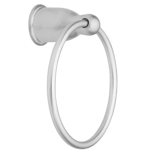 Moen Mason Brushed Chrome Towel Ring  YB8086BC - Plumbing Market