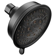 Moen Matte Black Four-Function 4-3/8" Diameter Spray Head Standard  3638BL - Plumbing Market