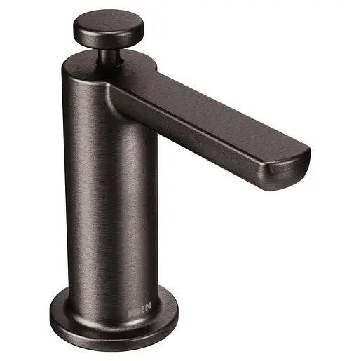 Moen Modern Soap Dispenser Black Stainless  S3947BLS - Plumbing Market