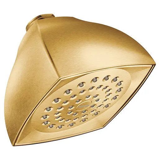 Moen Moen Brushed Gold One-Function 4 1/16" Diameter Spray Head Eco-Performance Showerhead  6325EPBG - Plumbing Market