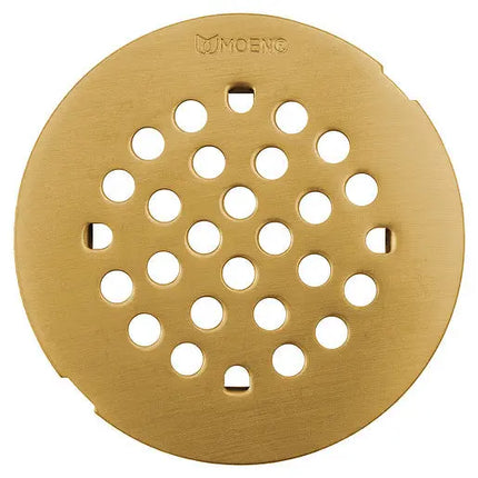 Moen Moen Brushed Gold Tub/Shower Drain Cover  101663BG - Plumbing Market