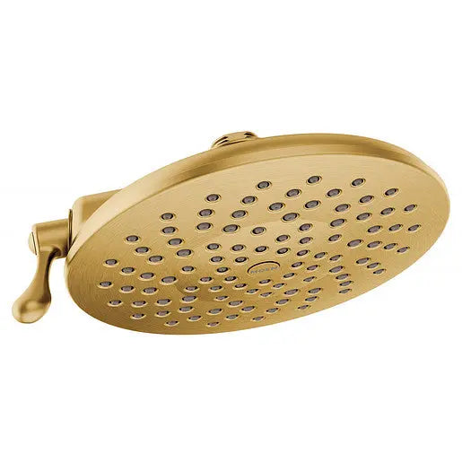 Moen Moen Brushed Gold Two-Function 8" Diameter Spray Head Rainshower  S6320BG - Plumbing Market