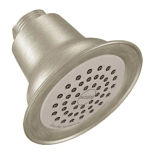 Moen Moen Brushed Nickel One-Function 3 1/2" Diameter Spray Head Eco-Performance Showerhead  6303EPBN - Plumbing Market
