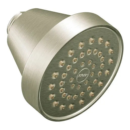 Moen Moen Brushed Nickel One-Function 3 5/8" Diameter Spray Head Eco-Performance Showerhead  6399EPBN - Plumbing Market