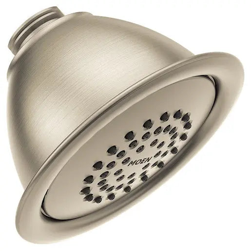Moen Moen Brushed Nickel One-Function 4" Diameter Standard Spray Head  6371BN - Plumbing Market
