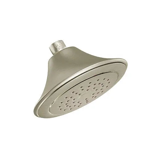 Moen Moen Brushed Nickel One-Function 6 1/2" Diameter Spray Head Eco-Performance Showerhead  S6335EPBN - Plumbing Market