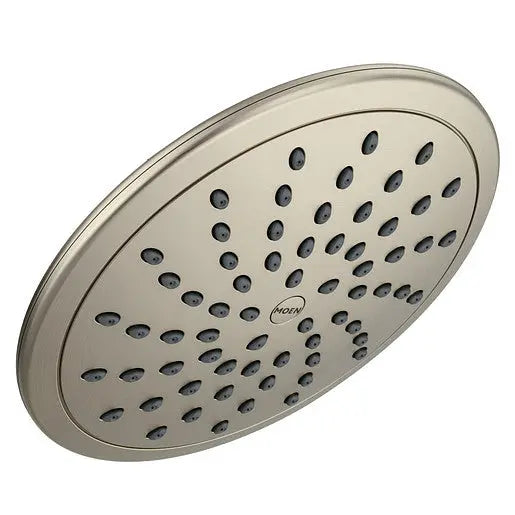 Moen Moen Brushed Nickel One-Function 8" Diameter Spray Head Eco-Performance Rainshower  6345BN - Plumbing Market