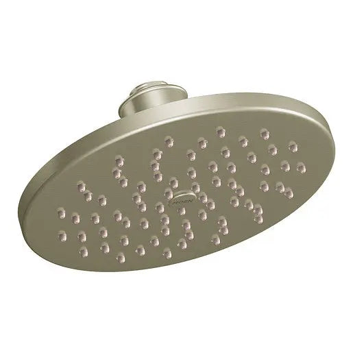 Moen Moen Brushed Nickel One-Function 8" Diameter Spray Head Eco-Performance Rainshower  S6360EPBN - Plumbing Market