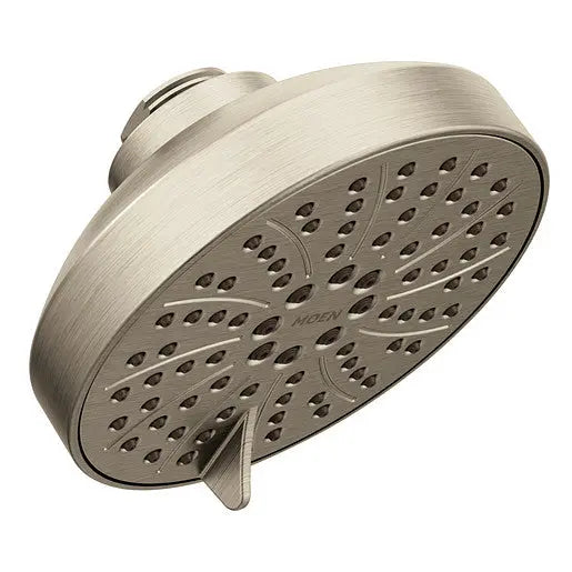 Moen Moen Brushed Nickel Six-Function 4.5" Diameter Spray Head Eco-Performance Showerhead  6512EPBN - Plumbing Market