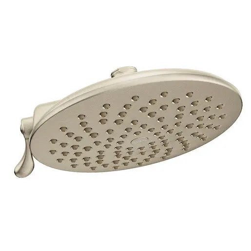 Moen Moen Brushed Nickel Two-Function 8" Diameter Spray Head Eco-Performance Showerhead  S6320EPBN - Plumbing Market