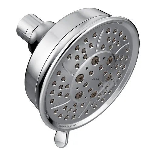 Moen Moen Chrome Four-Function 4 3/8" Diameter Spray Head Eco-Performance Showerhead  3638EP - Plumbing Market
