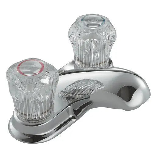 Moen Moen II Chrome Two-Handle Low Arc Bathroom Faucet  74961 - Plumbing Market