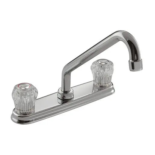 Moen Moen II Chrome Two-Handle Low Arc Kitchen Faucet  77926 - Plumbing Market
