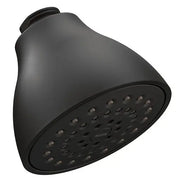 Moen Moen Matte Black One-Function 3 3/4" Diameter Spray Eco-Performance Showerhead  6322EPBL - Plumbing Market