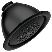 Moen Moen Matte Black One-Function 4" Diameter Spray Head Eco-Performance Showerhead  6371EPBL - Plumbing Market