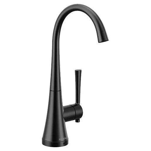 Moen Moen Matte Black One-Handle High Arc Single Mount Beverage Faucet  S5560BL - Plumbing Market