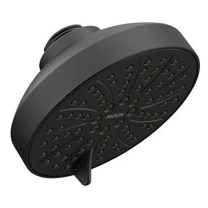 Moen Moen Matte Black Six-Function 4.5" Diameter Spray Head Eco-Performance Showerhead  6512EPBL - Plumbing Market