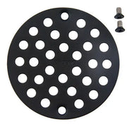 Moen Moen Wrought Iron 4" Shower Drain Cover (8.7"L X 5.2"W X .4"H)  102763WR - Plumbing Market