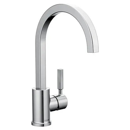Moen Nori Chrome One-Handle High Arc Kitchen Faucet  87447 - Plumbing Market