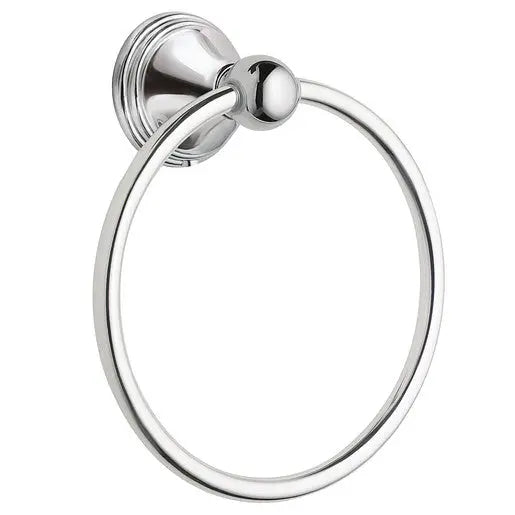 Moen Preston Chrome Towel Ring  DN8486CH - Plumbing Market