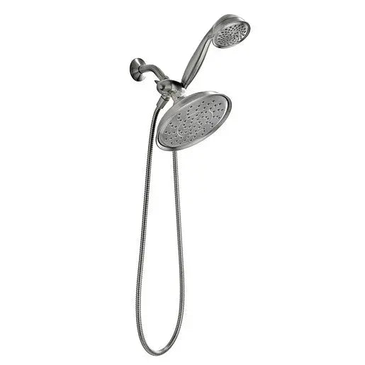 Moen Refresh Spot Resist Brushed Nickel 9" Diameter Spray Head Standard With Handshower  25510SRN - Plumbing Market