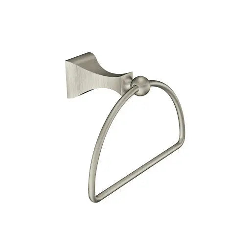 Moen Retreat Brushed Nickel Towel Ring  DN8386BN - Plumbing Market