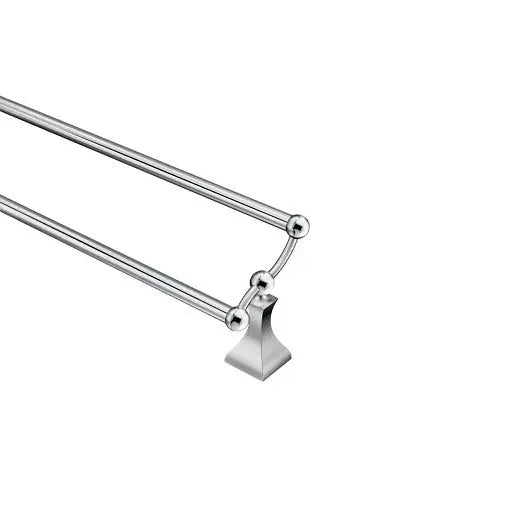 Moen Retreat Chrome 24" Double Towel Bar  DN8322CH - Plumbing Market