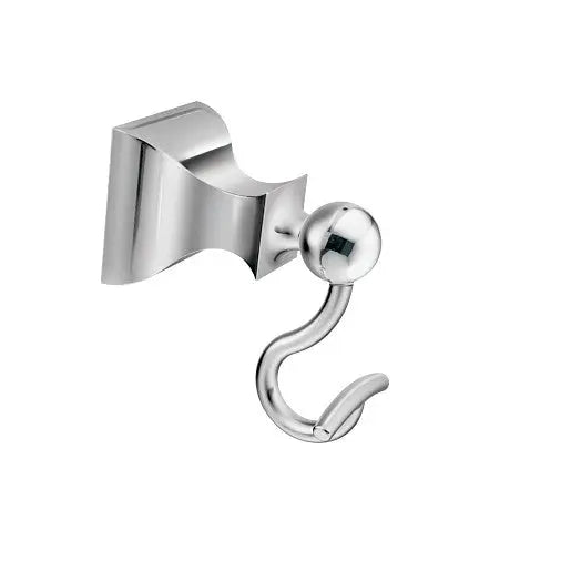 Moen Retreat Chrome Single Robe Hook  DN8303CH - Plumbing Market