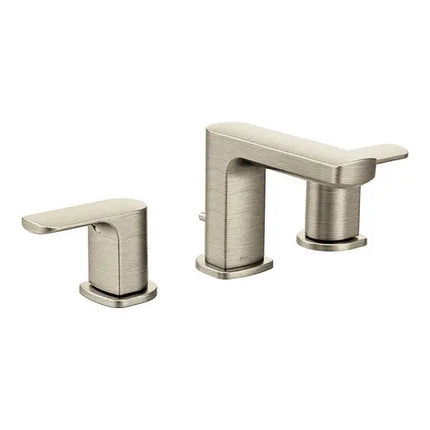 Moen Rizon Brushed Nickel Two-Handle Low Arc Bathroom Faucet  T6920BN - Plumbing Market