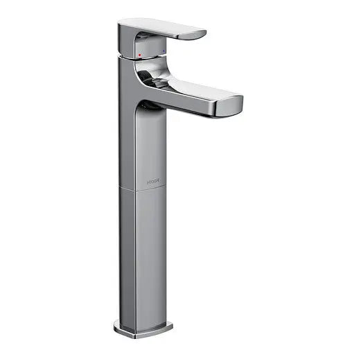 Moen Rizon Chrome One-Handle High Arc Vessel Bathroom Faucet  6911 - Plumbing Market