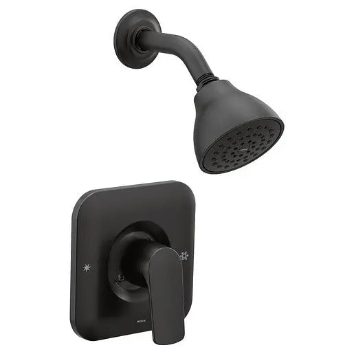 Moen Rizon Matte Black Posi-Temp® Shower Only  T2812BL - Plumbing Market