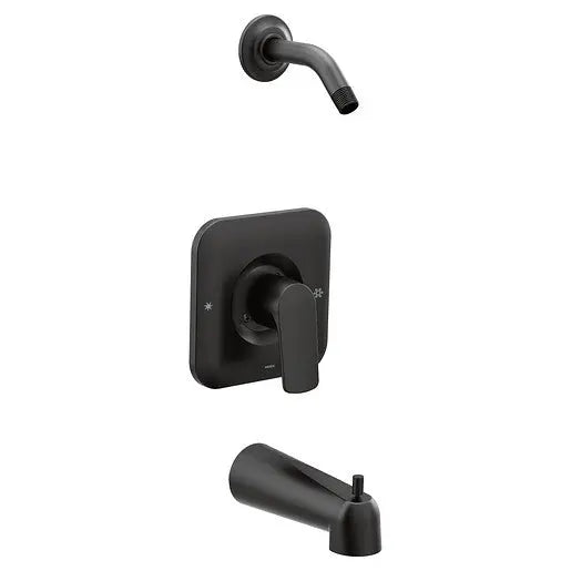 Moen Rizon Matte Black Posi-Temp® Tub/Shower  T2813NHBL - Plumbing Market