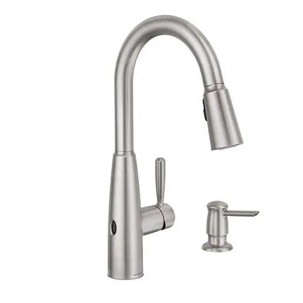 Moen Sperry Spot Resist Stainless One-Handle Kitchen Faucet  87696EWSRS - Plumbing Market