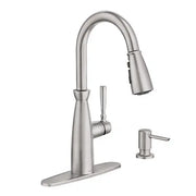 Moen Surie Spot Resist Stainless One-Handle High Arc Pulldown Kitchen Faucet  87395SRS - Plumbing Market