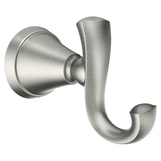 Moen Tiffin Brushed Nickel Robe Hook  MY4803BN - Plumbing Market