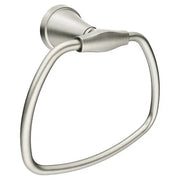 Moen Tiffin Brushed Nickel Towel Ring  MY4886BN - Plumbing Market