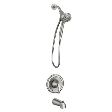 Moen Tiffin Spot Resist Brushed Nickel Posi-Temp® Tub/Shower  82879SRN - Plumbing Market
