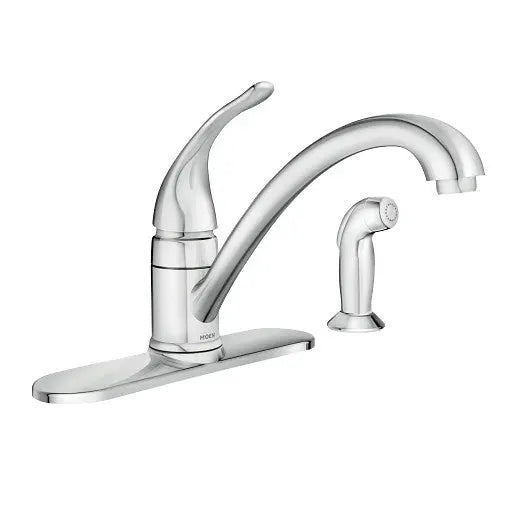 Moen Torrance Chrome One-Handle Low Arc Kitchen Faucet  CA87480 - Plumbing Market
