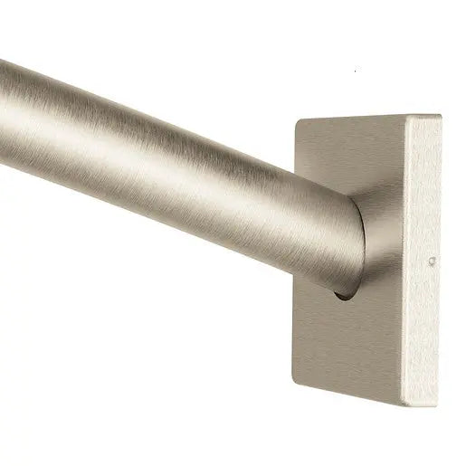 Moen Triva Brushed Nickel 5' Curved Shower Rod  CSR2167BN - Plumbing Market