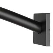 Moen Triva Matte Black 5' Curved Shower Rod  CSR2167BL - Plumbing Market