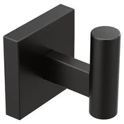 Moen Triva Matte Black Single Robe Hook  BP1803BL - Plumbing Market