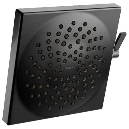 Moen Velocity Matte Black Two-Function 8-1/2" Diameter Spray Head Eco-Performance Rainshower  S6345EPBL - Plumbing Market