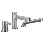 Moen Vichy Chrome One-Handle Low Arc Roman Tub Faucet Includes Hand Shower  T967 - Plumbing Market