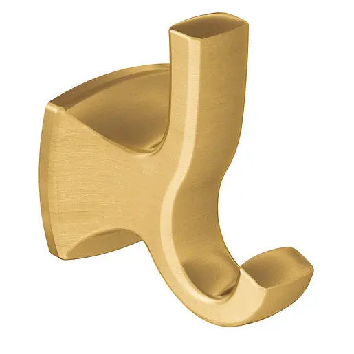 Moen Voss Brushed Gold Double Robe Hook  YB5103BG - Plumbing Market